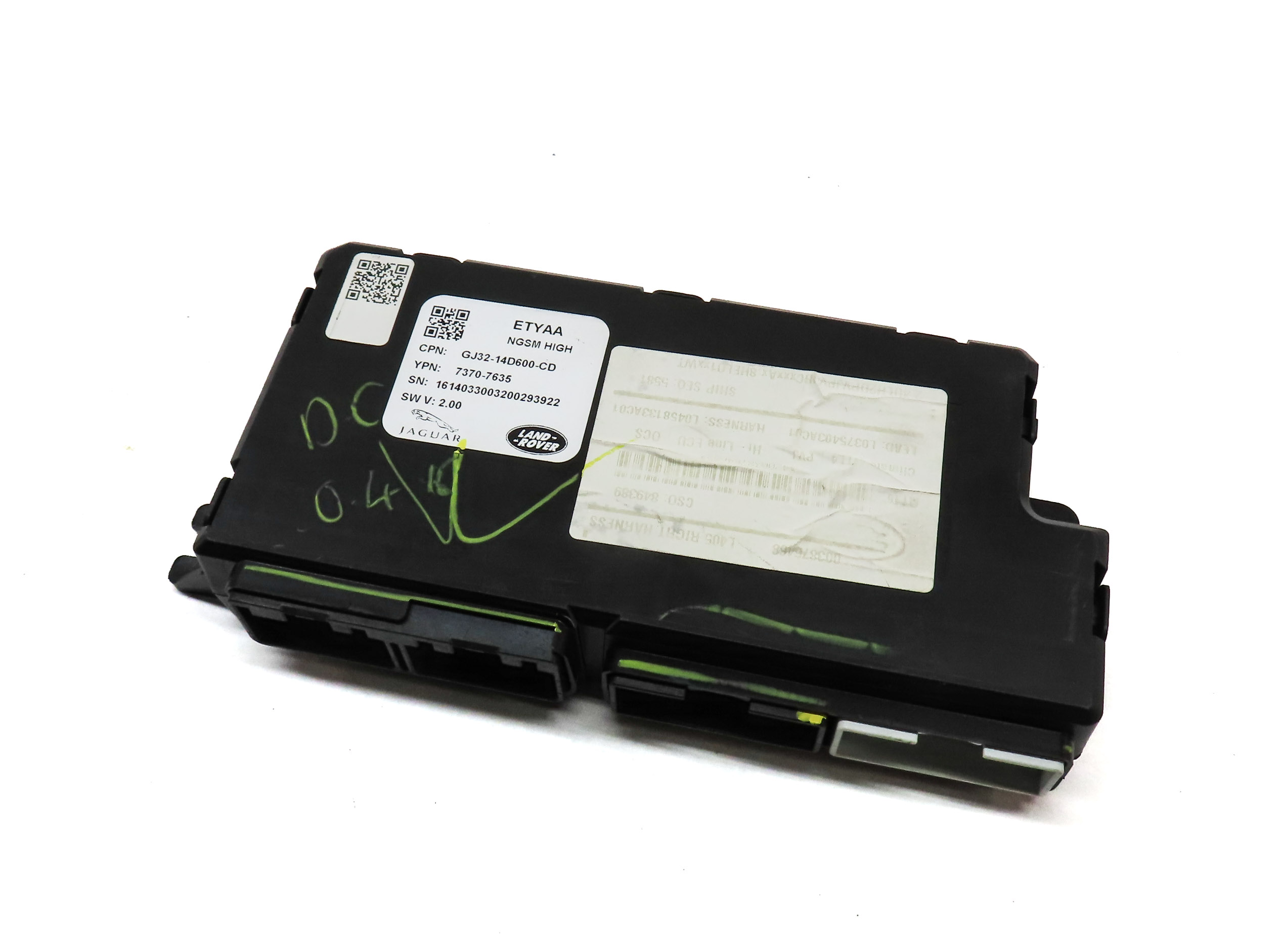 2016 LAND RANGE ROVER (L405) FRONT RIGHT PASSENGER SEAT CONTROL MODULE — exact item pictured
